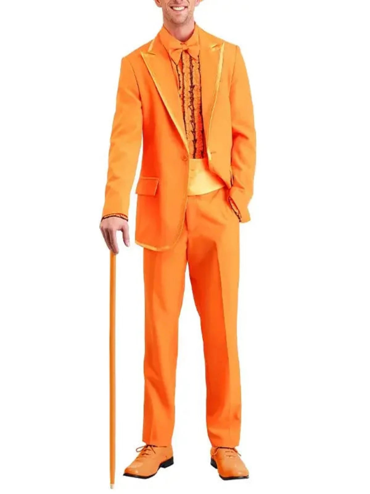 Halloween Orange Tuxedo Suit – boneshia